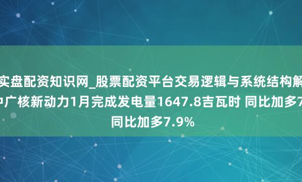 实盘配资知识网_股票配资平台交易逻辑与系统结构解析 中广核新动力1月完成发电量1647.8吉瓦时 同比加多7.9%